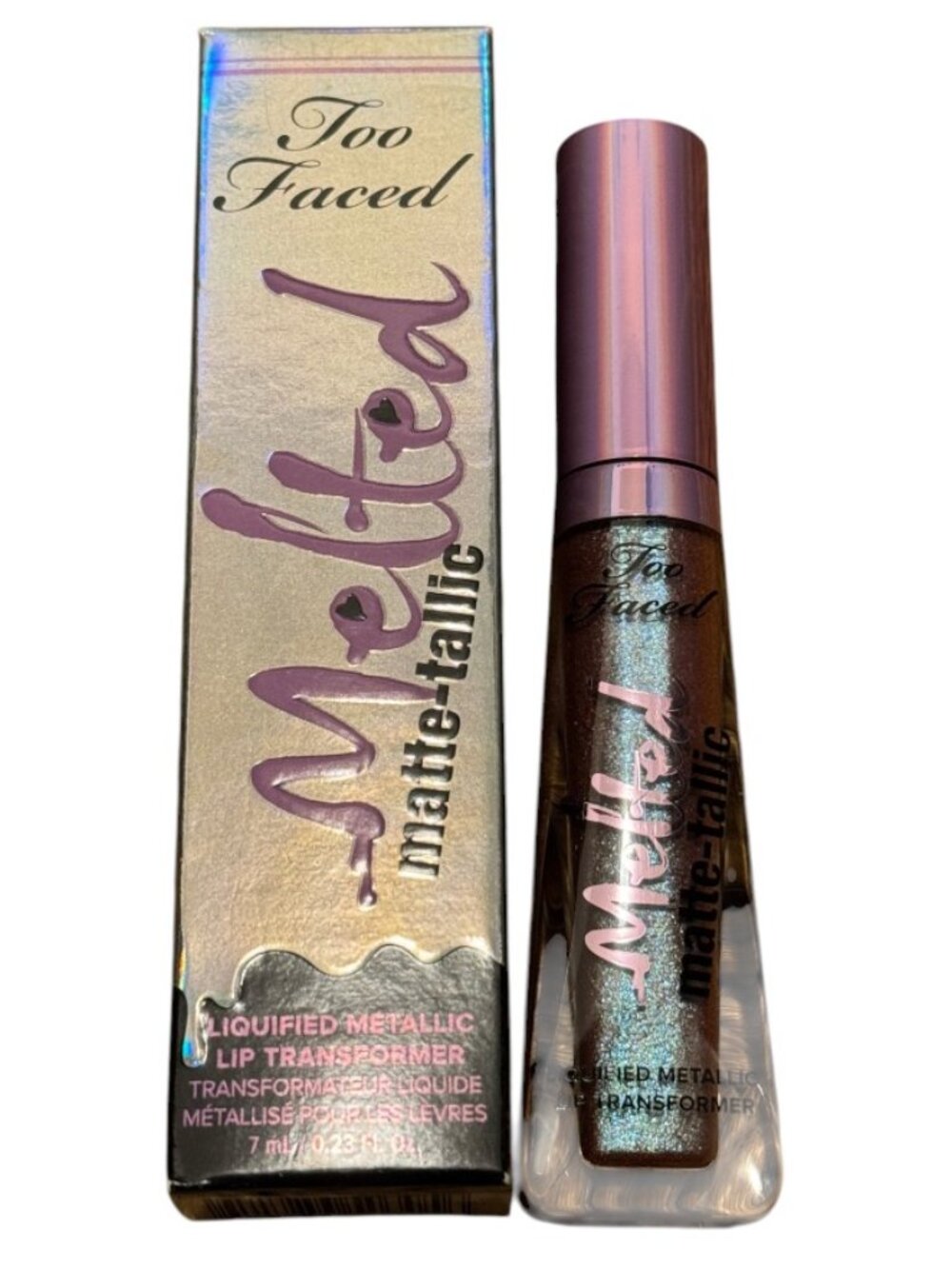Too Faced **DISCONTINUED** Melted Matte Magic Metal Transformer Lip Topper 7ml